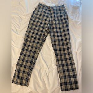 NWT Grey Bandit plaid pants